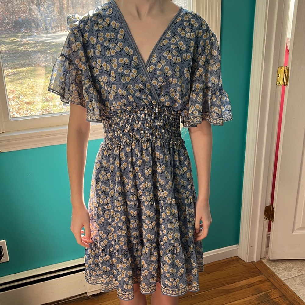 Max Studio Boho Floral Tiered Dress Size S